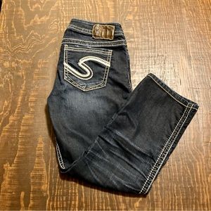 SilverJeans Co Tuesday Skinny Crop Capri W 28